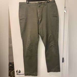 J. Crew Grey Green Chinos Classic Fit Twill